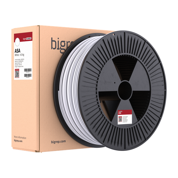 ASA - Industrial Filament - White - 4.5 kg ASA - Industrial Filament - White - 4.5 kg