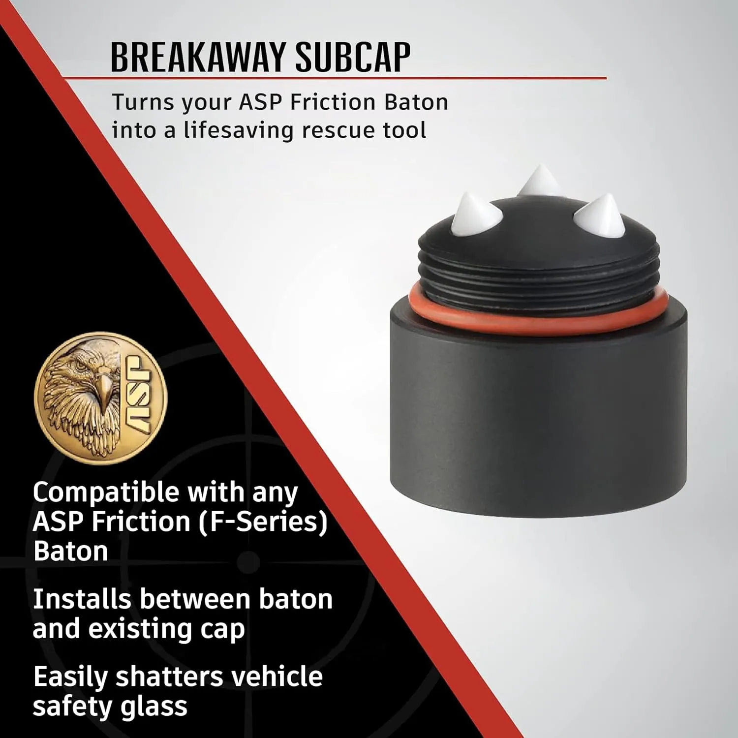 ASP BreakAway Subcap Baton Attachment for F-Series Friction Loc Batons