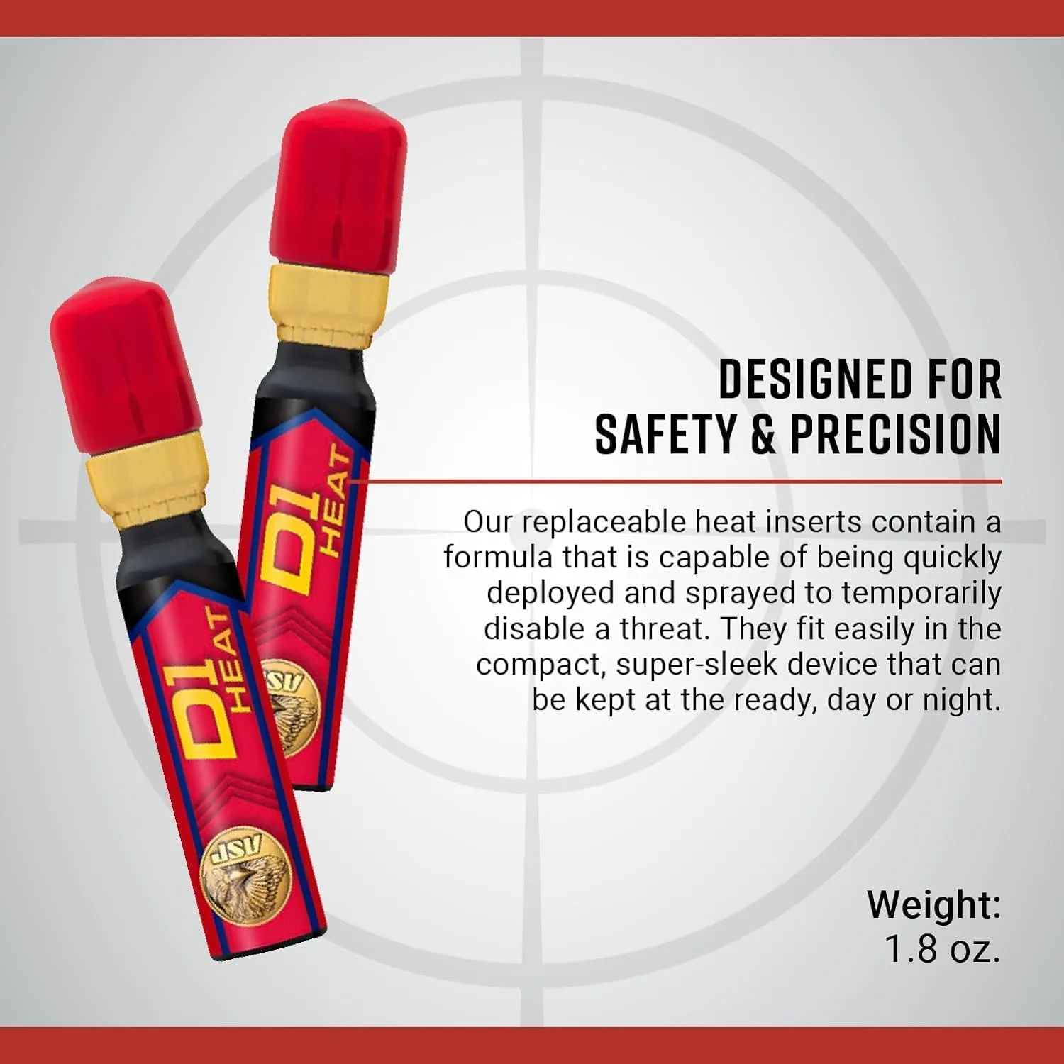 ASP D1 Inserts for Palm, Metro or Sport Defender Pepper Spray