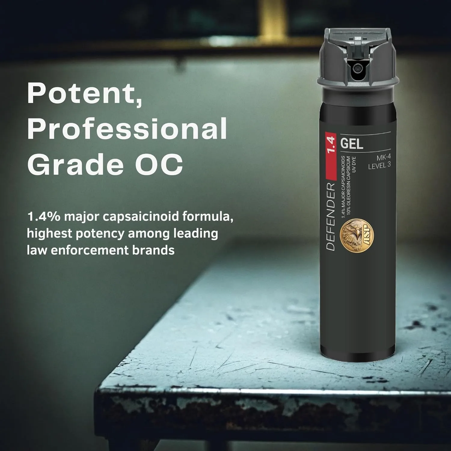 ASP Defender LE Pepper Spray OC Professional Grade Personal Defense