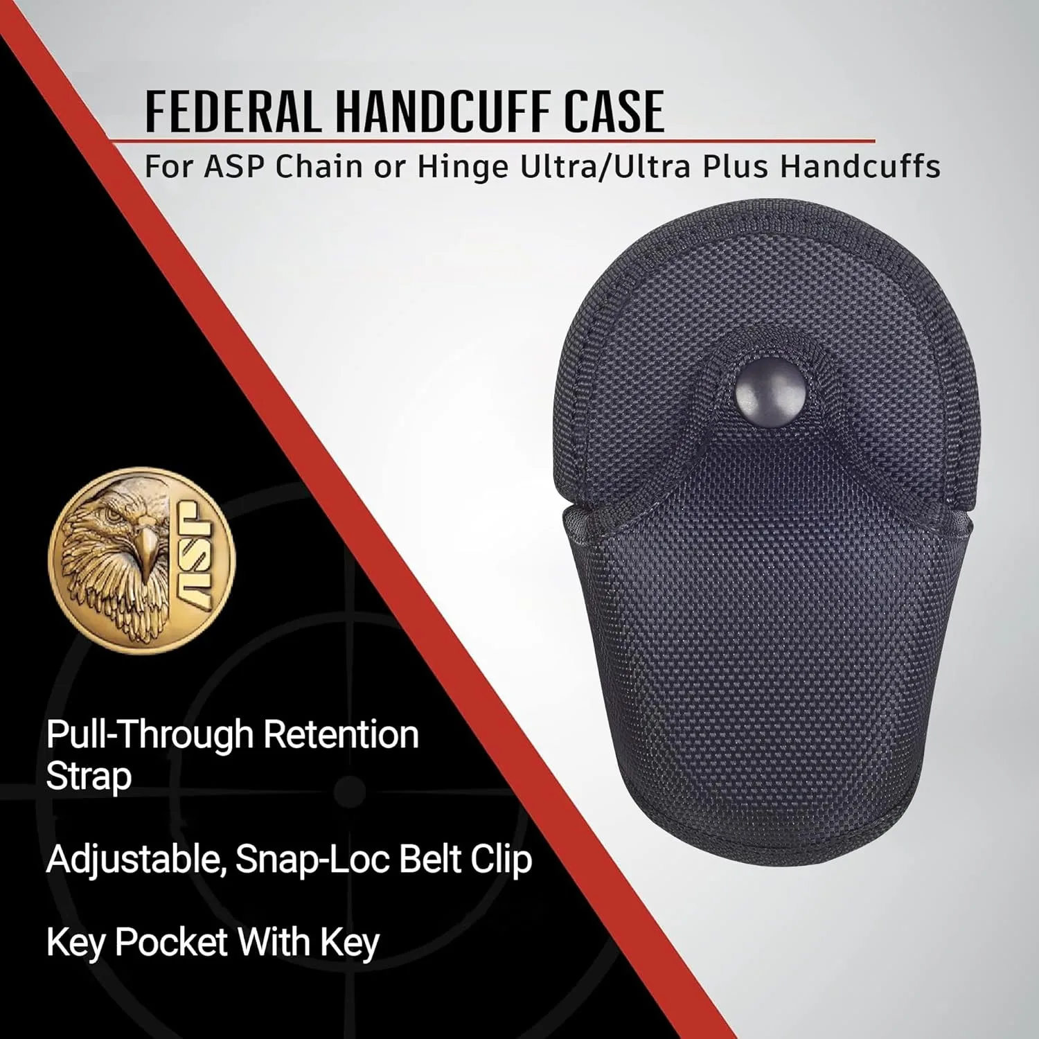 ASP Federal Handcuff Case with Snap-Loc Belt Loop