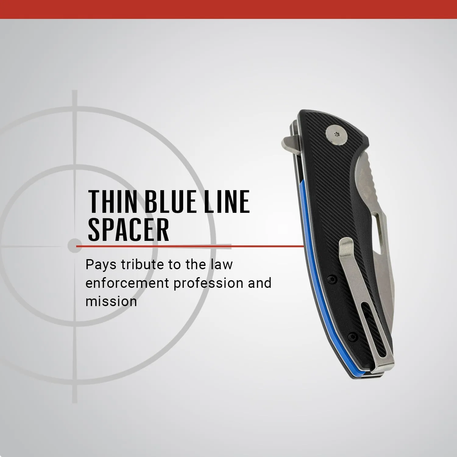 ASP Police Duty Knife (PDK) Slim Folder, AUS-8 Drop Point Folding Knife