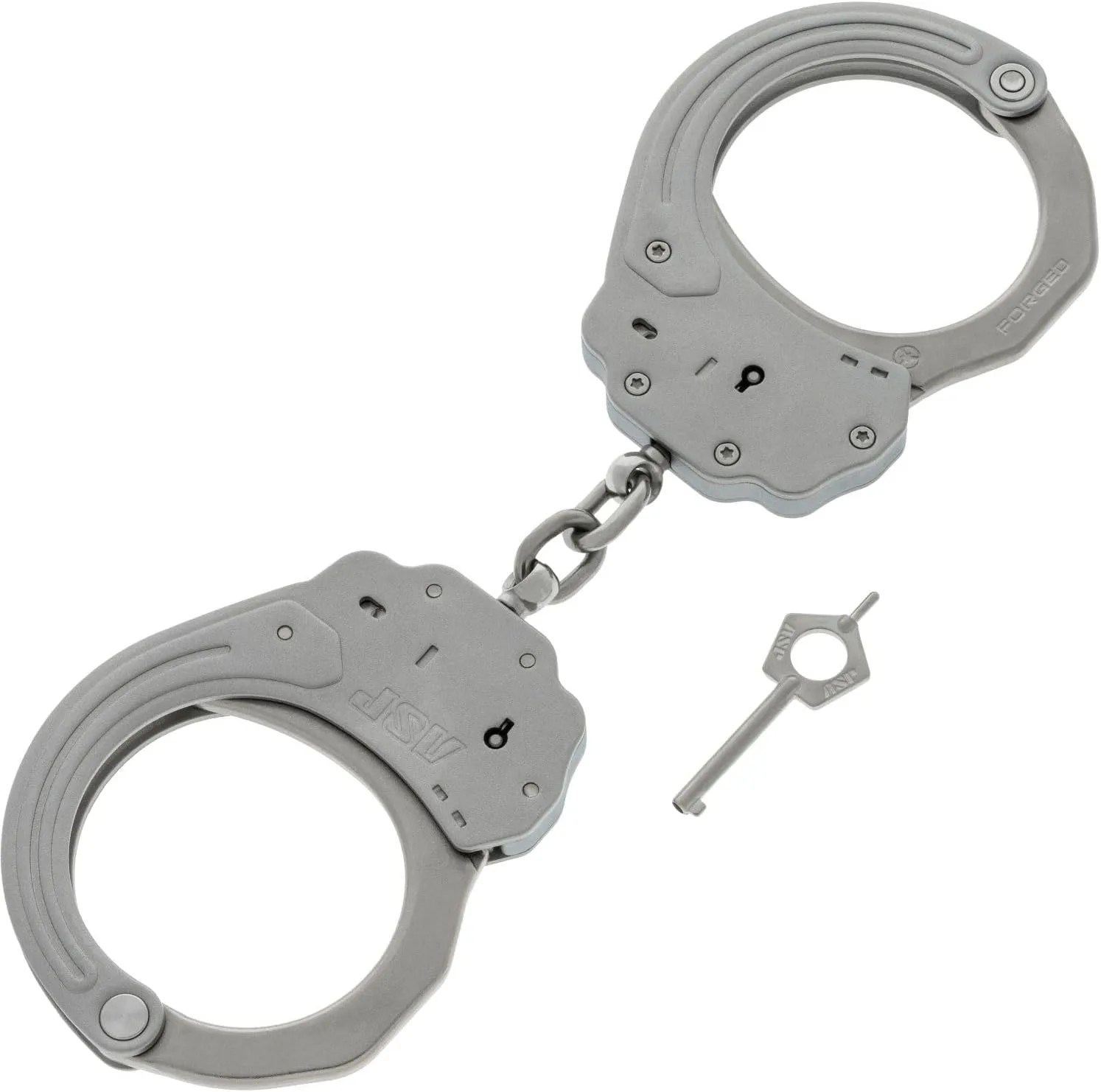 ASP Sentry Handcuffs, Professional Grade with Stainless Steel Frames, Forged Steel Bows, Dual-Sided Keyways