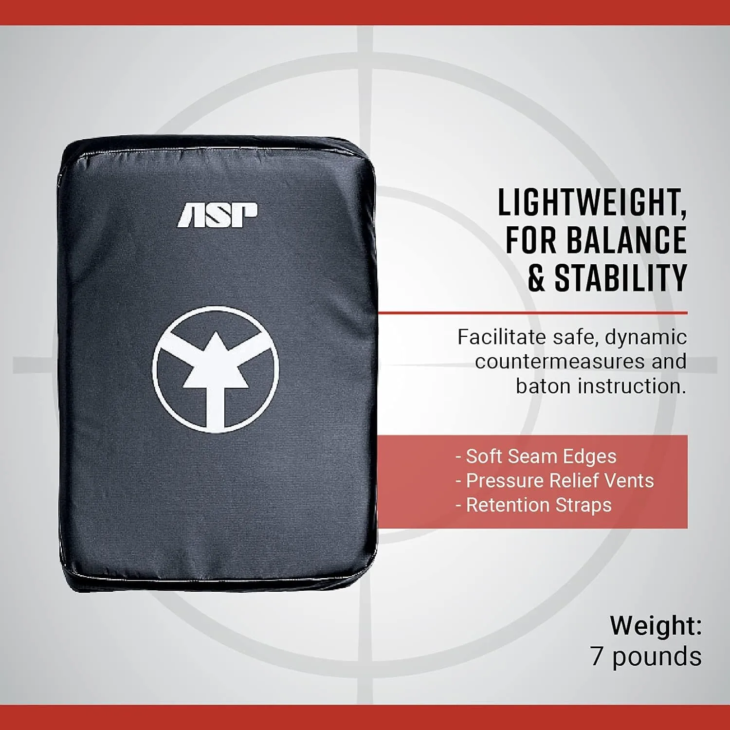 ASP Training Bag, Kicking and Punching Pad for Martial Arts Training, Target Pad for Tactical Defense and Baton Training