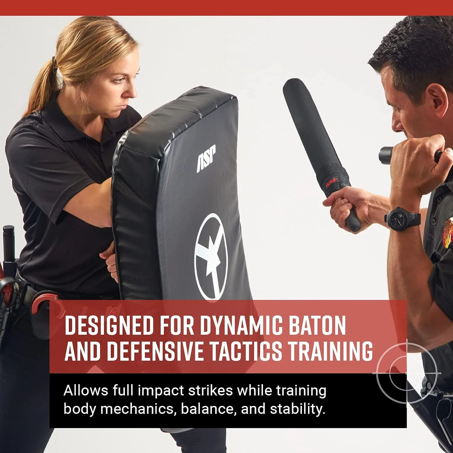 ASP Training Bag, Kicking and Punching Pad for Martial Arts Training, Target Pad for Tactical Defense and Baton Training