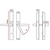 Aspen Luxe Digital Slimline Door Lock