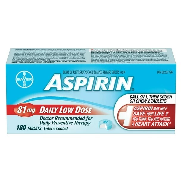 Aspirin 81mg 30ct