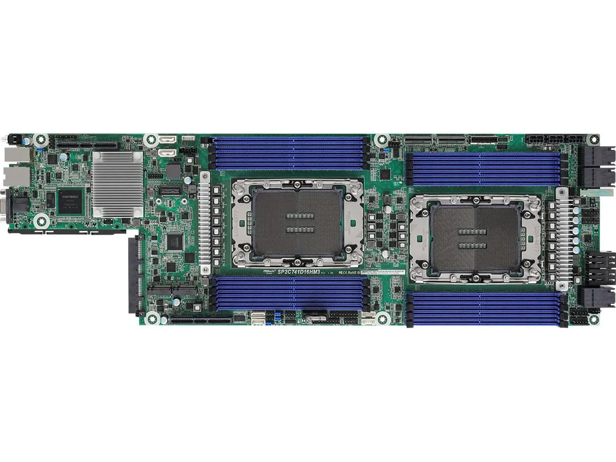 ASRock Rack Half Width Dual Socket 4th Gen Intel Server Motherboard