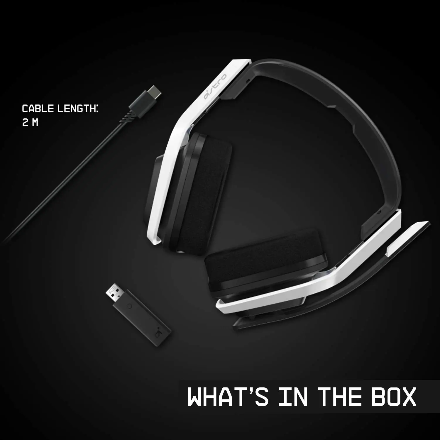 ASTRO Gaming A20 Wireless Headset Gen 2 for PlayStation 5/4, PC & Mac - White/Blue, Wireless Gaming Headset with Microphone
