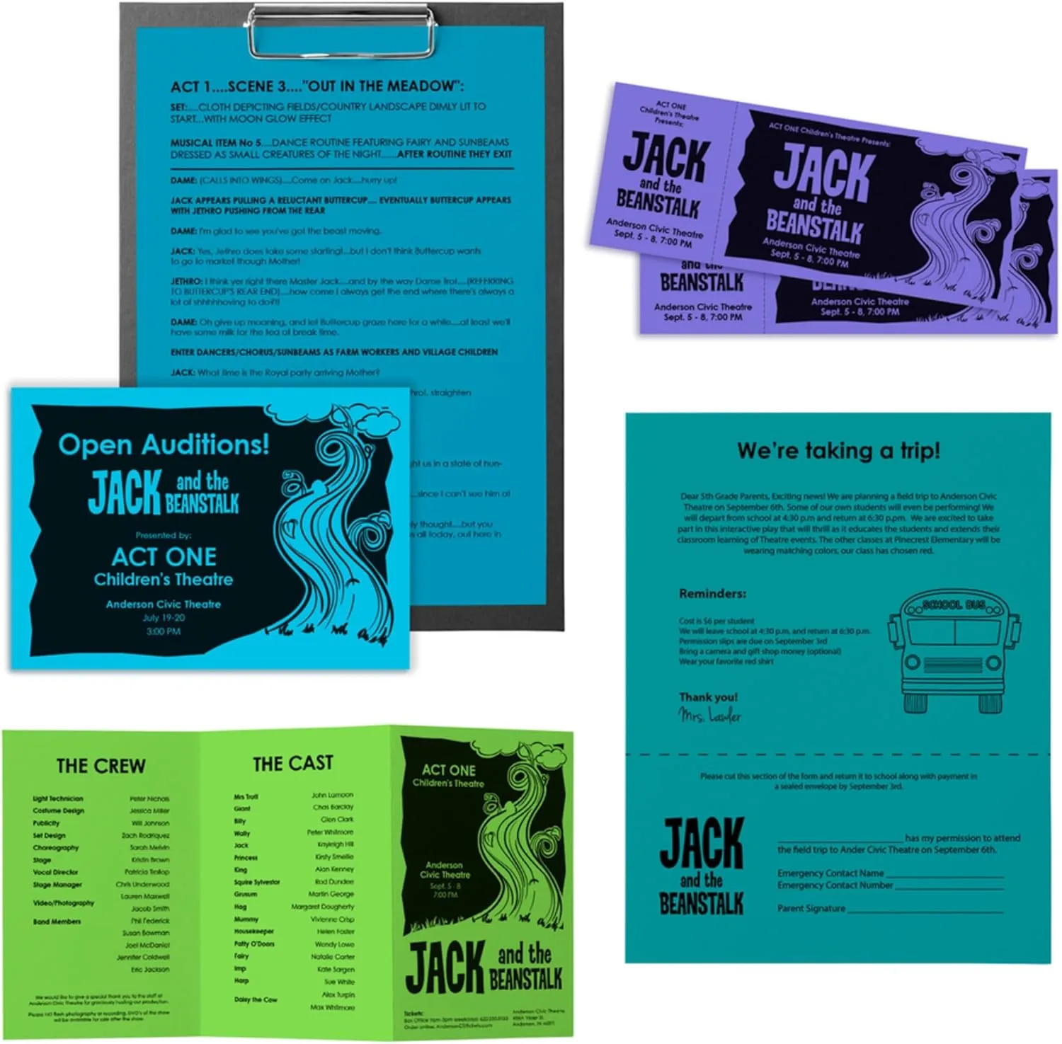 Astrobrights® Color Multi-Use Printer & Copy Paper, 1 Ream, Cool Assortment, Letter (8.5" x 11")