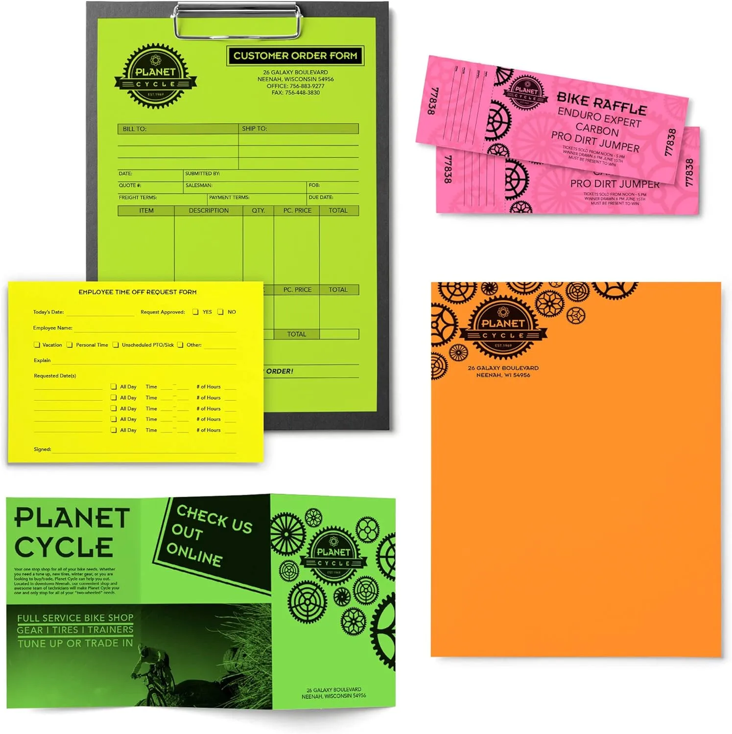ASTROBRIGHTS Neenah Bright Color Paper, Letter, 24 lb