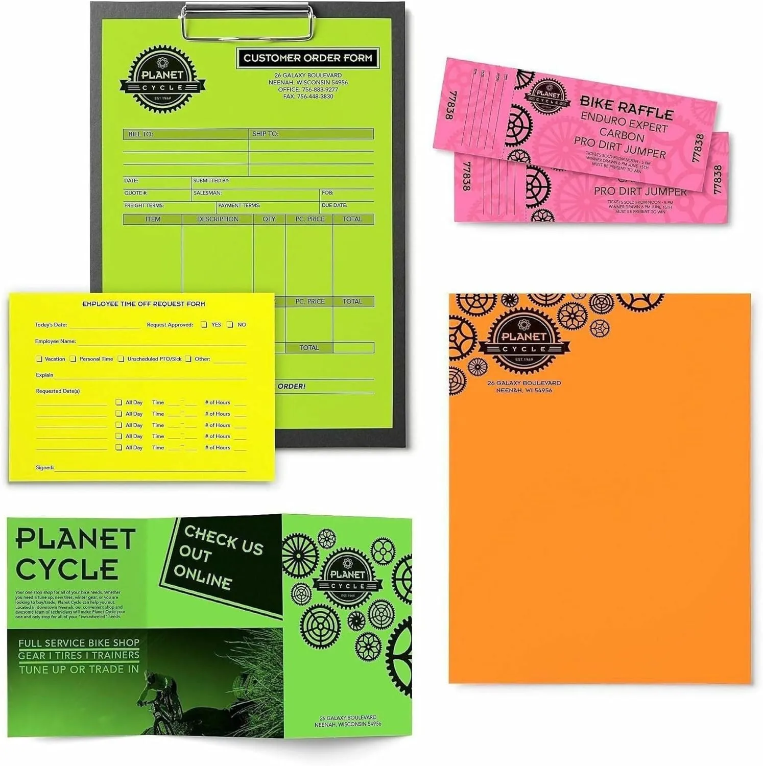 ASTROBRIGHTS Neenah Bright Color Paper, Letter, 24 lb