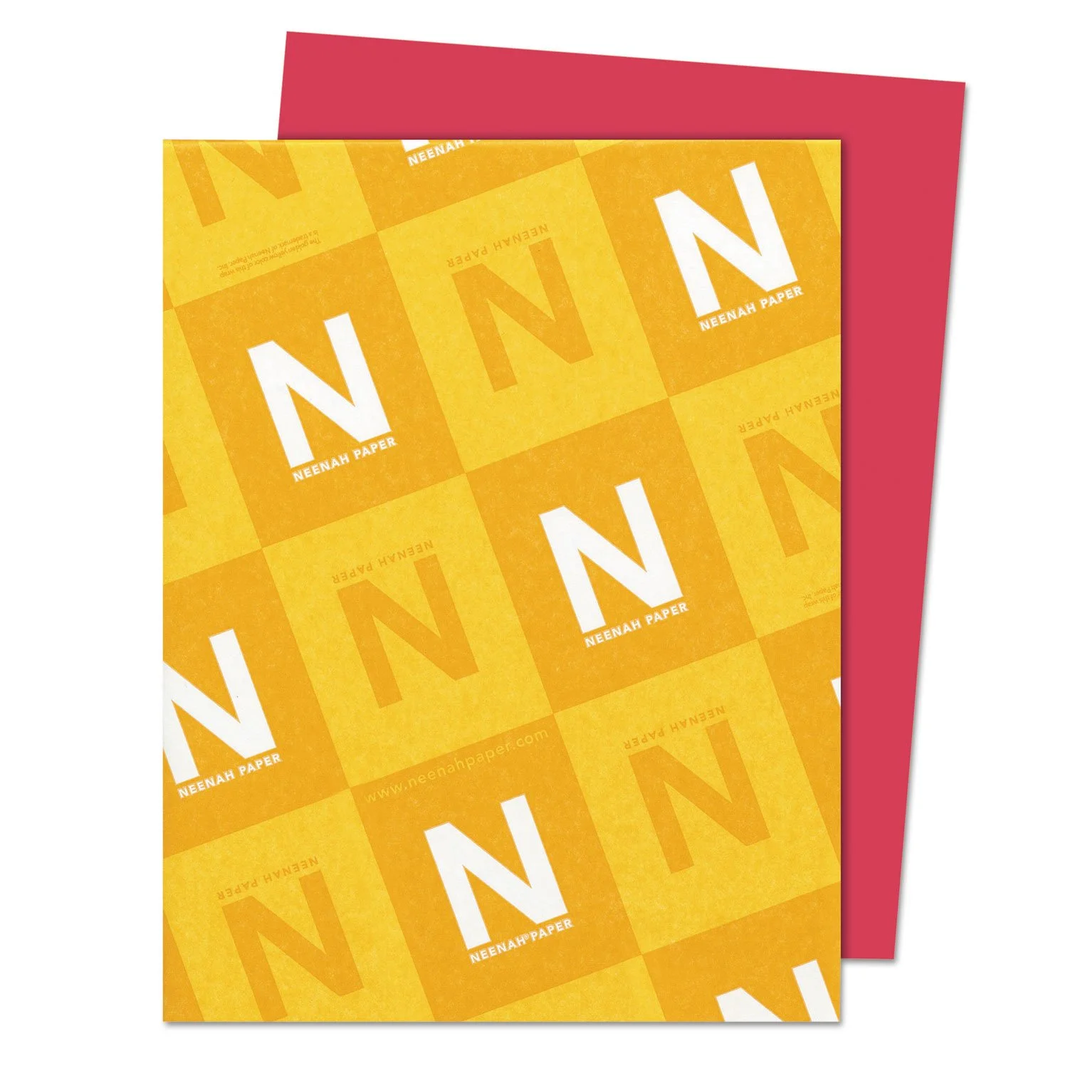 Neenah Astrobrights Premium Color Card Stock, 65 lb, 8.5 x 11, 250 Sheets, Re-Entry Red