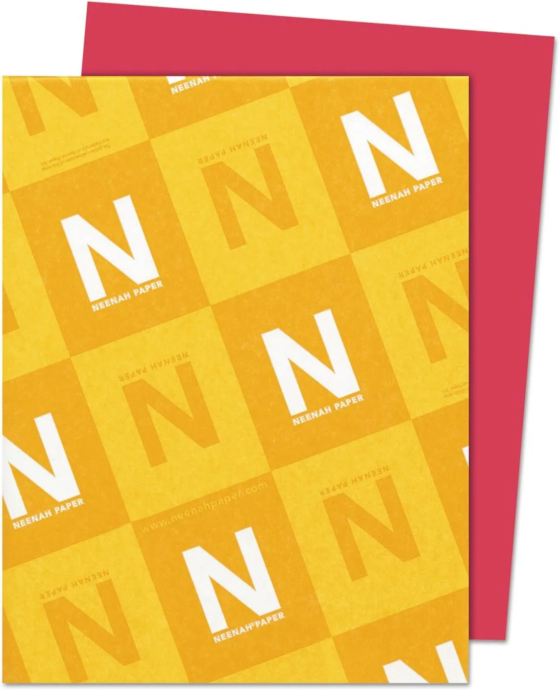 Neenah Astrobrights Premium Color Card Stock, 65 lb, 8.5 x 11, 250 Sheets, Re-Entry Red