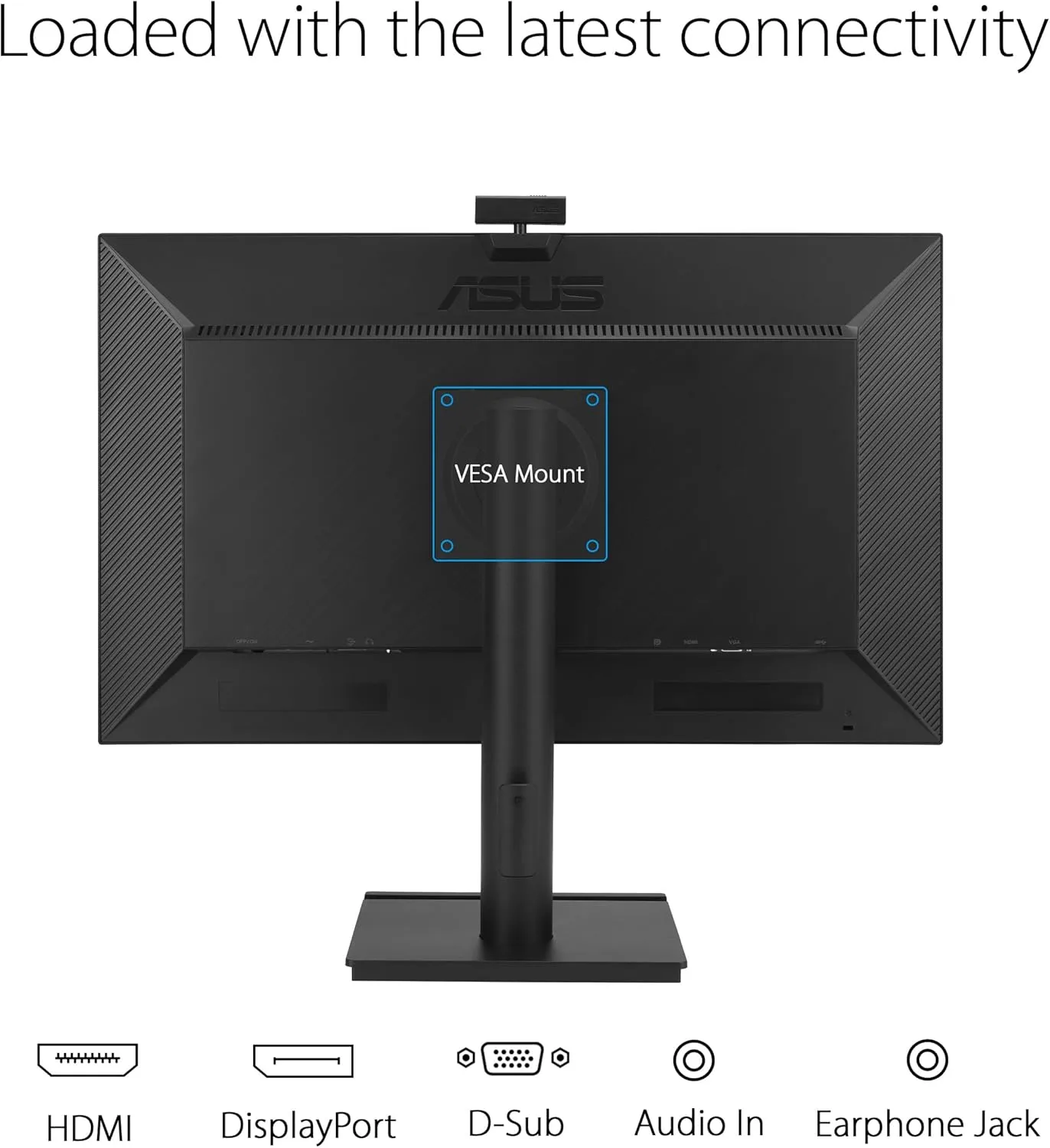 ASUS 24” 1080P Video Conferencing Monitor (BE249QFK) - IPS, 100Hz