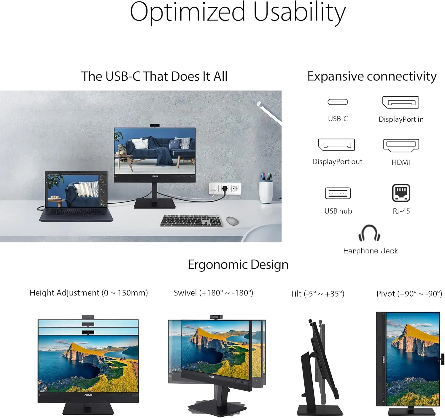 ASUS IPS Monitors - Full HD & 4K