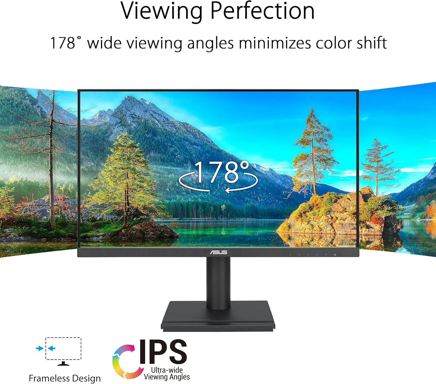 ASUS Full HD IPS Frameless Monitor with Adaptive-Sync