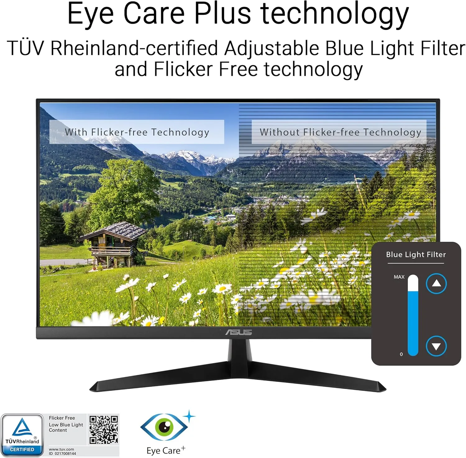 ASUS 27-inch IPS Eye Care Monitor