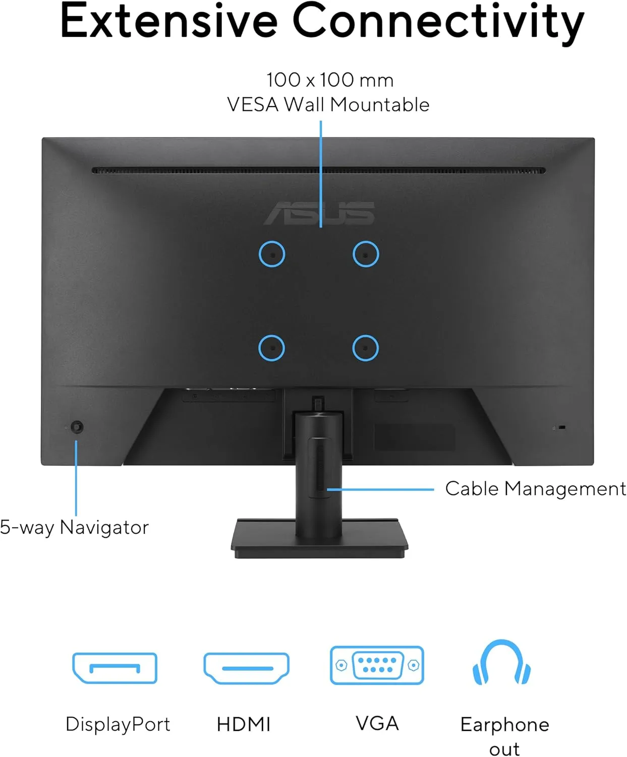 ASUS Eye Care Monitor with Adaptive-Sync and Built-in Speakers