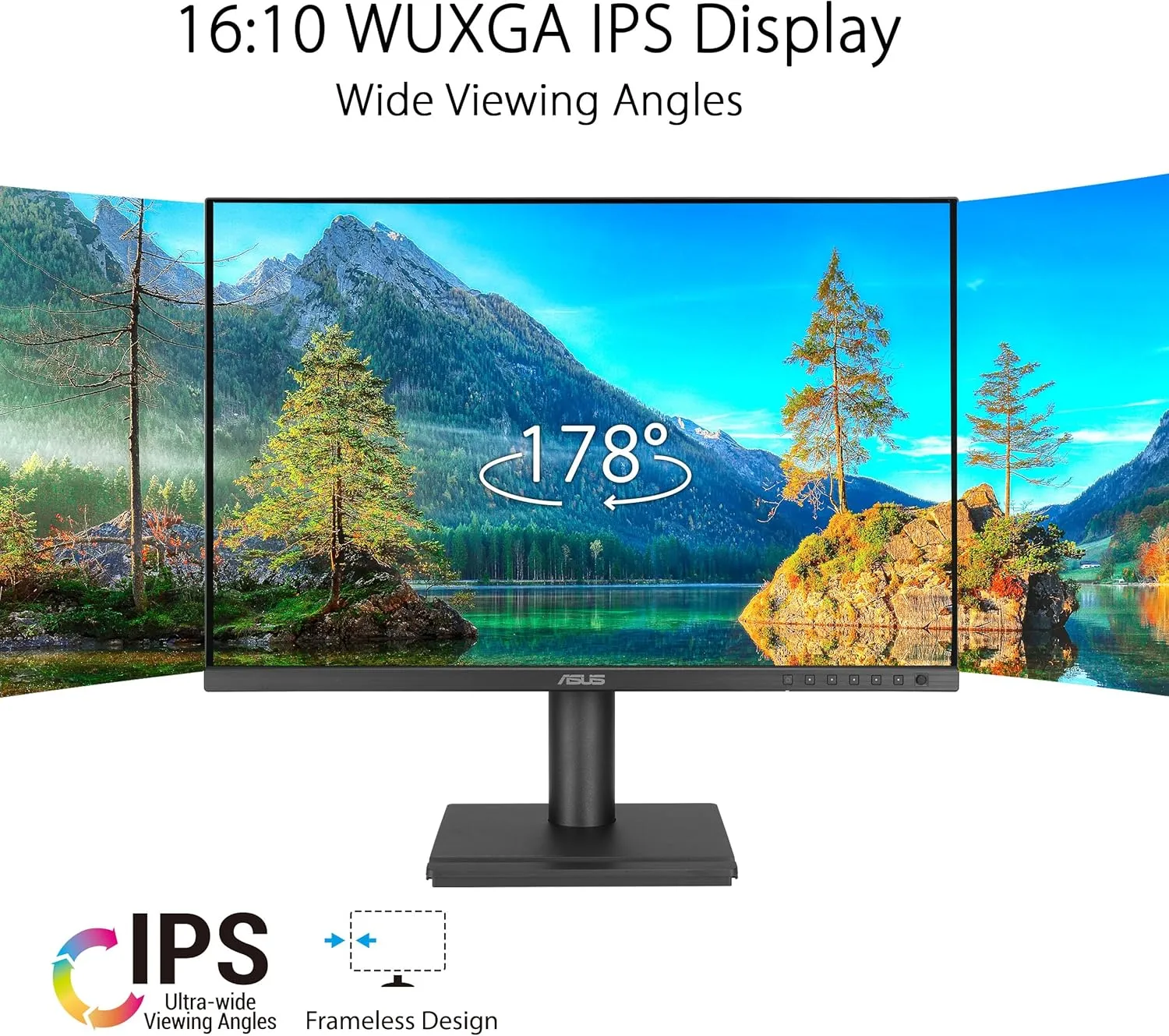 ASUS 24” Docking Monitor (BE248CFN) – WUXGA (1920x1200), IPS, 100Hz, Frameless, USB-C Docking, RJ45, Speakers, Height Adjustable, HDMI, Daisy-Chain, Eye Care, Wall Mountable, 3 yr Warranty
