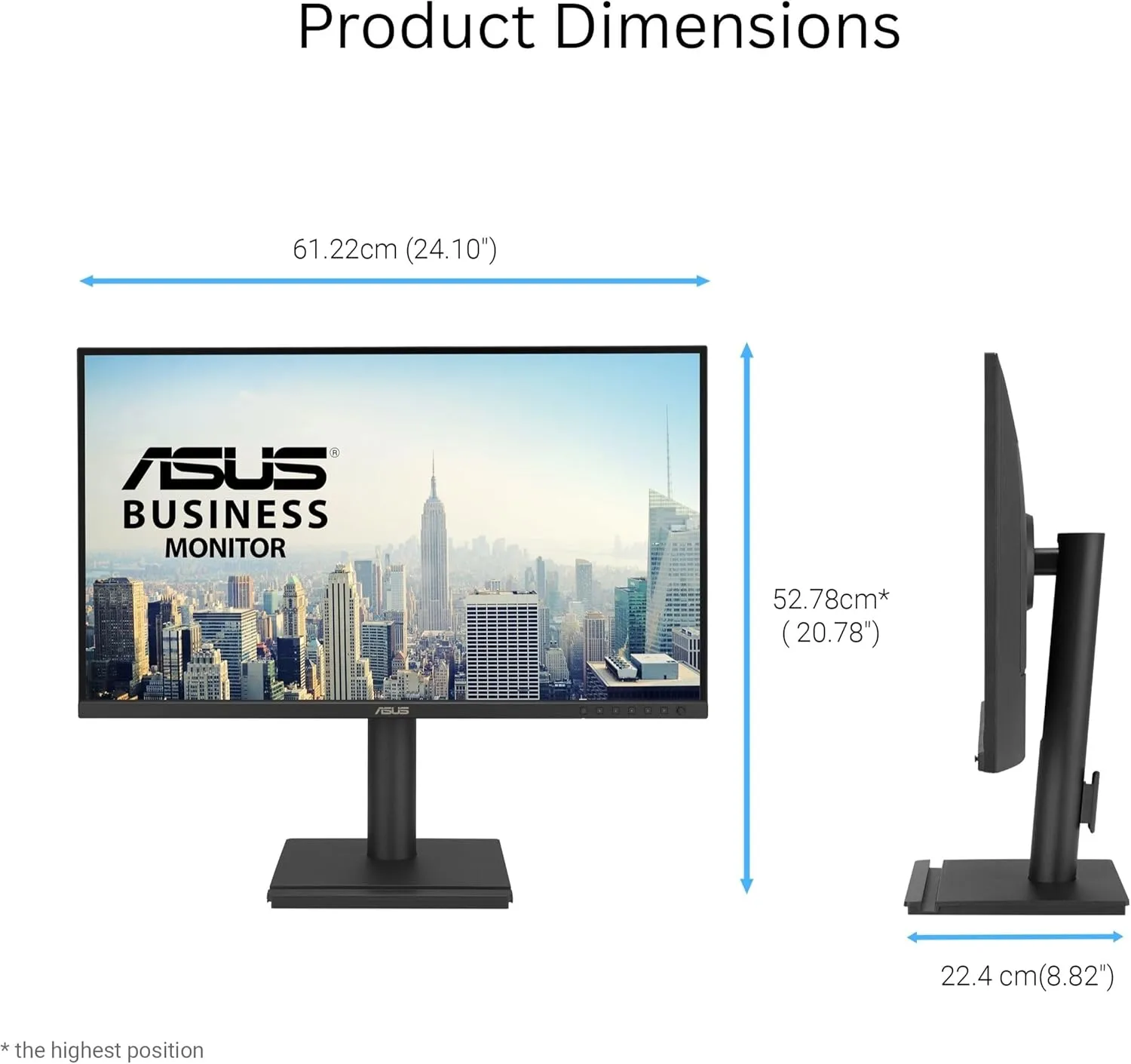ASUS BE27AQG 27-inch QHD 1440p IPS Business Monitor