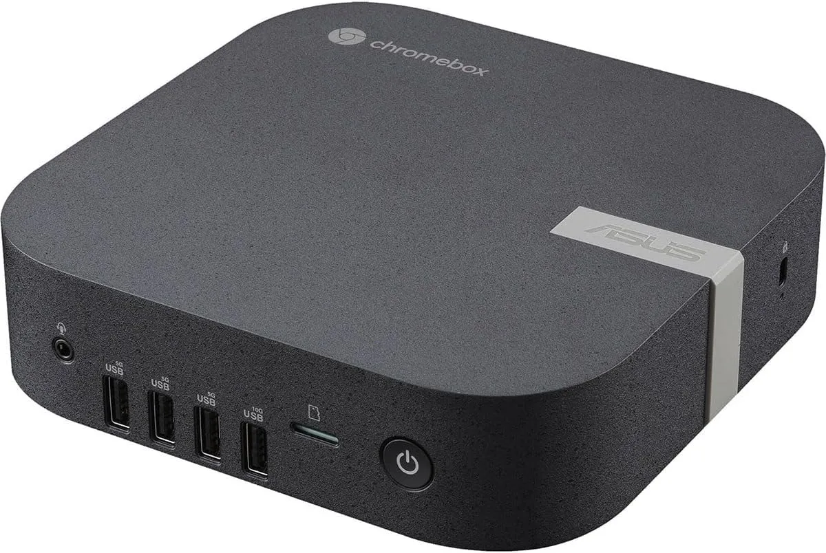 Asus Chromebox 5a CHROMEBOX5A-S5081UNENT Chromebox - Intel Core i5 13th Gen i5-1335U - 8 GB - 128 GB SSD - Mini PC - Eco Black - ChromeOS