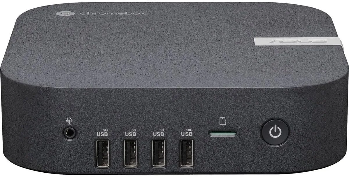 Asus Chromebox 5a CHROMEBOX5A-S5081UNENT Chromebox - Intel Core i5 13th Gen i5-1335U - 8 GB - 128 GB SSD - Mini PC - Eco Black - ChromeOS