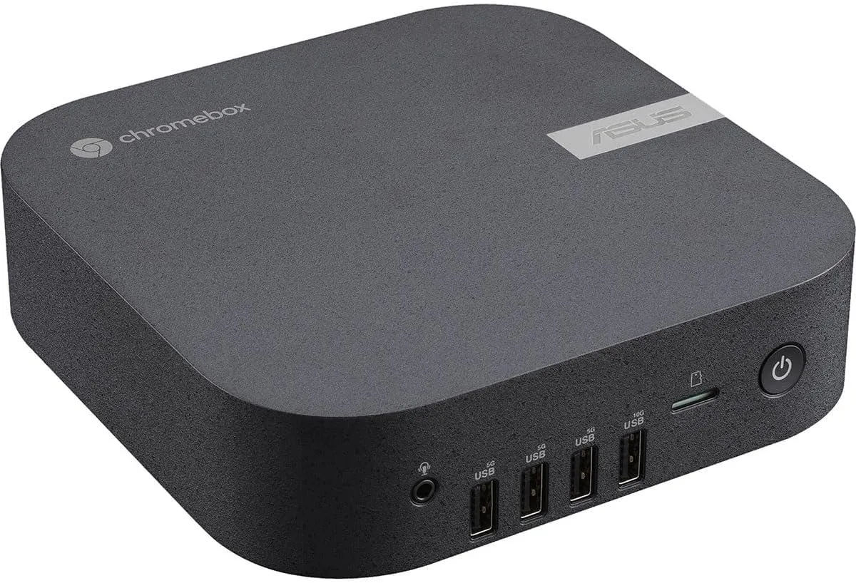 Asus Chromebox 5a CHROMEBOX5A-S5081UNENT Chromebox - Intel Core i5 13th Gen i5-1335U - 8 GB - 128 GB SSD - Mini PC - Eco Black - ChromeOS