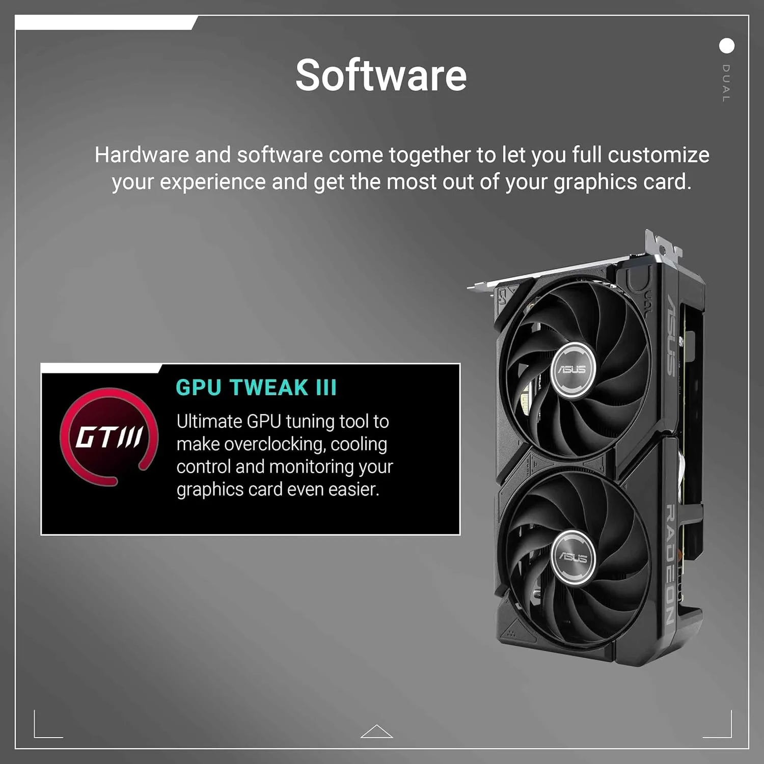 ASUS Radeon 16GB GDDR6 Graphics Card with Axial-tech Cooling