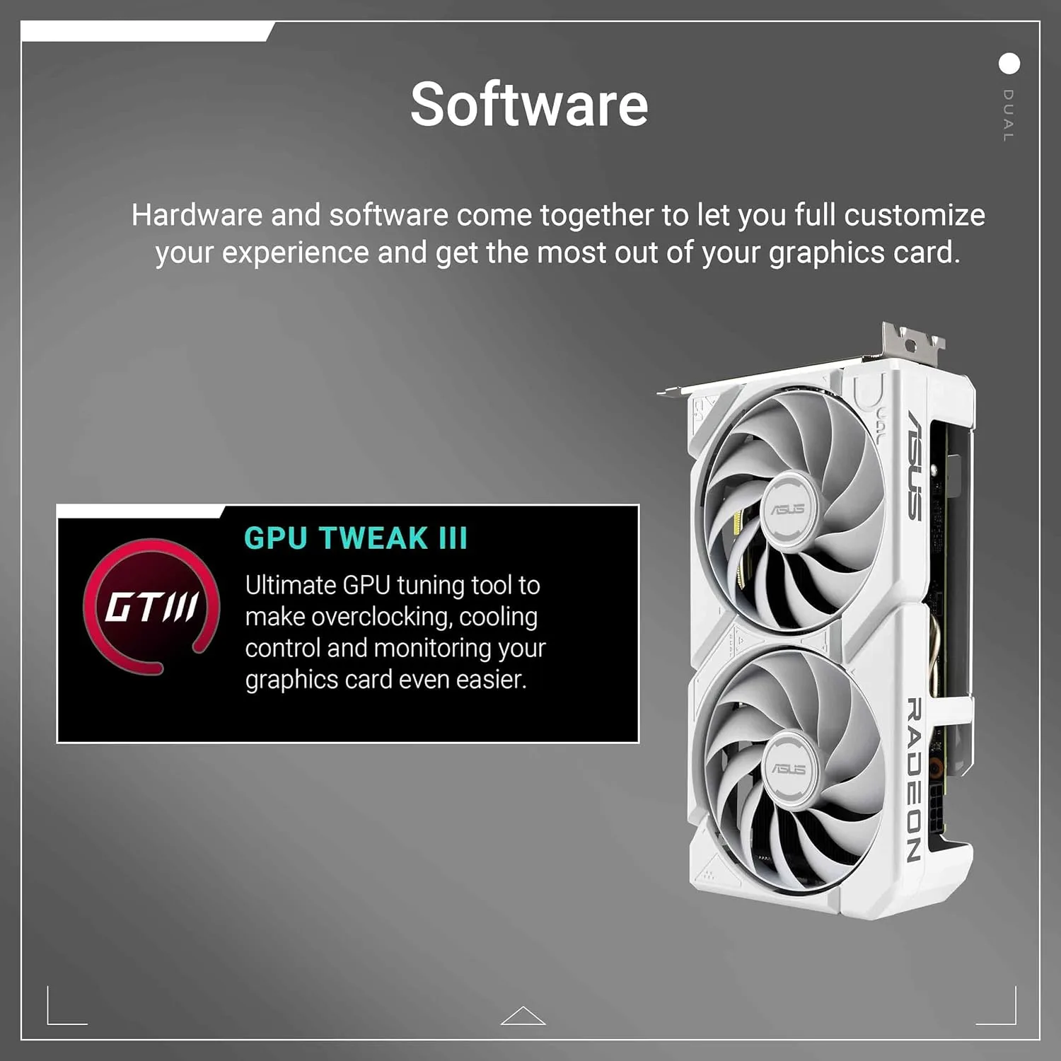 ASUS Radeon 16GB GDDR6 Graphics Card with Axial-tech Cooling