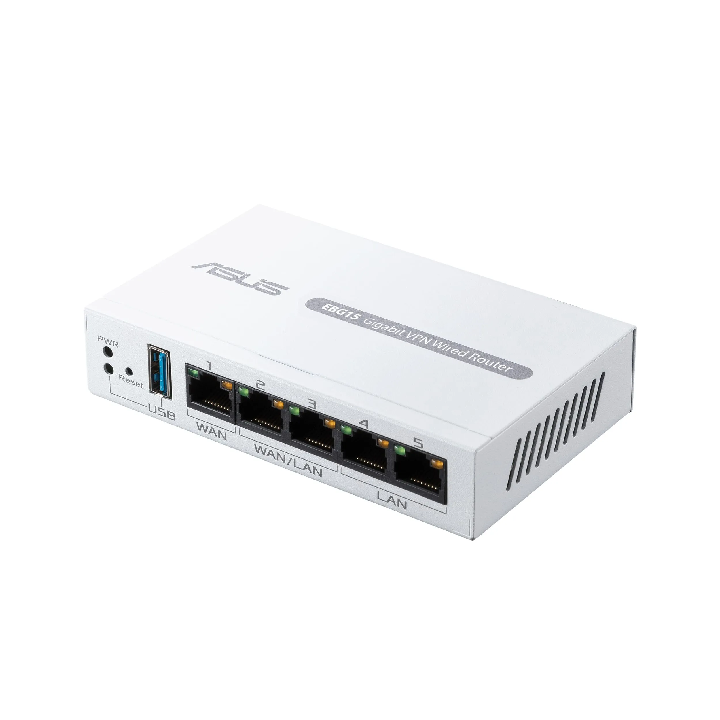 ASUS ExpertWiFi EBG15 Gigabit VPN Wired Router, up to 3 WAN ethernet Ports + 1 USB WAN, IPS Intrusion Prevention, Layer 7 Firewall, Commercial-Grade Network Security, Remote Management with App