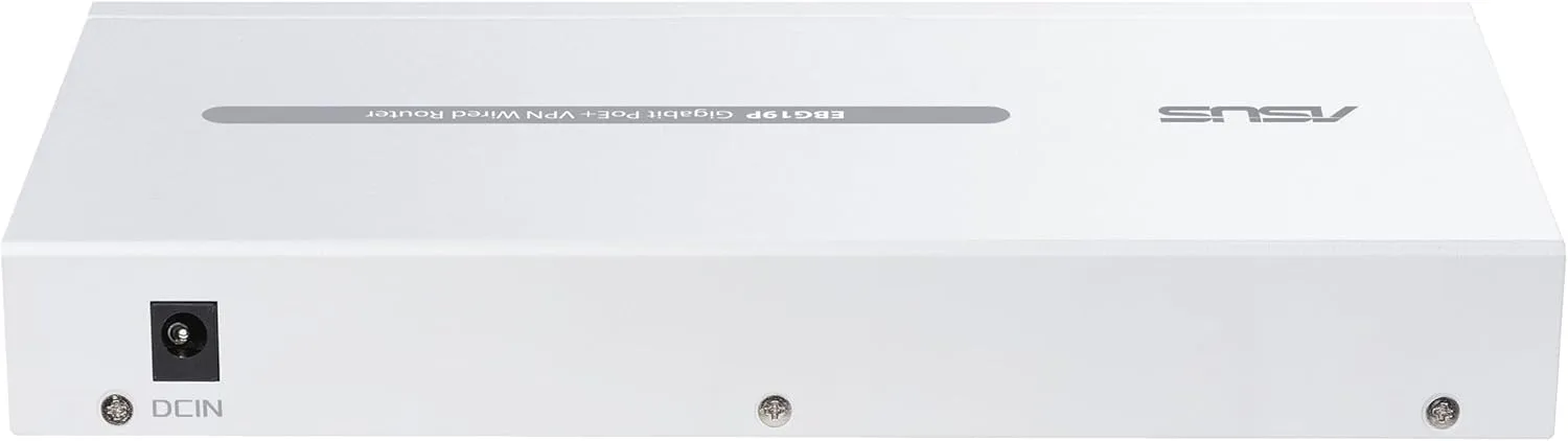 ASUS ExpertWiFi EBG19P Gigabit PoE+ VPN Router, 8 Ports, 123W
