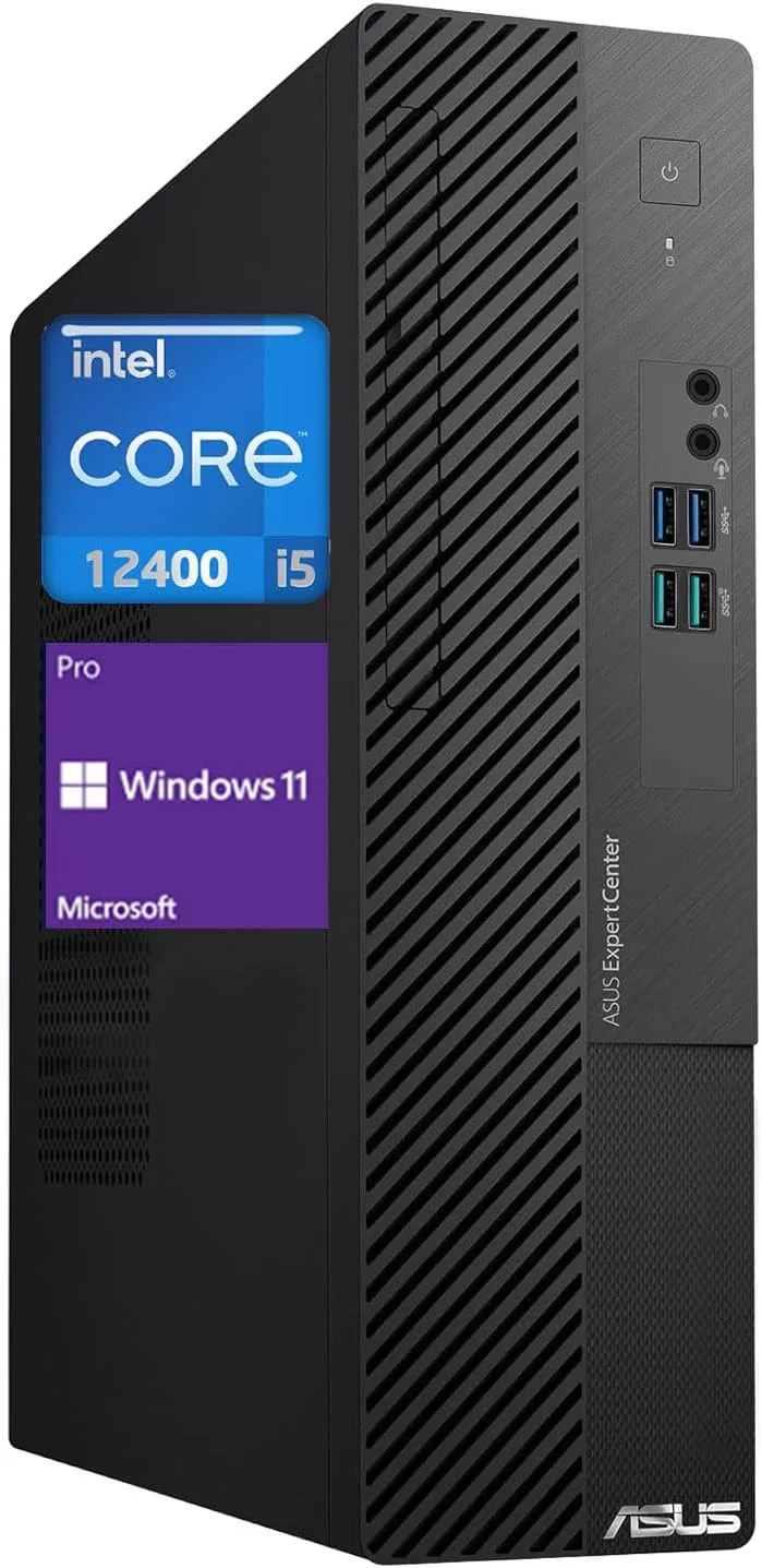 ASUS ExpertCenter D5 Business SFF Desktop, Intel i5-12400, 16GB, 1TB SSD