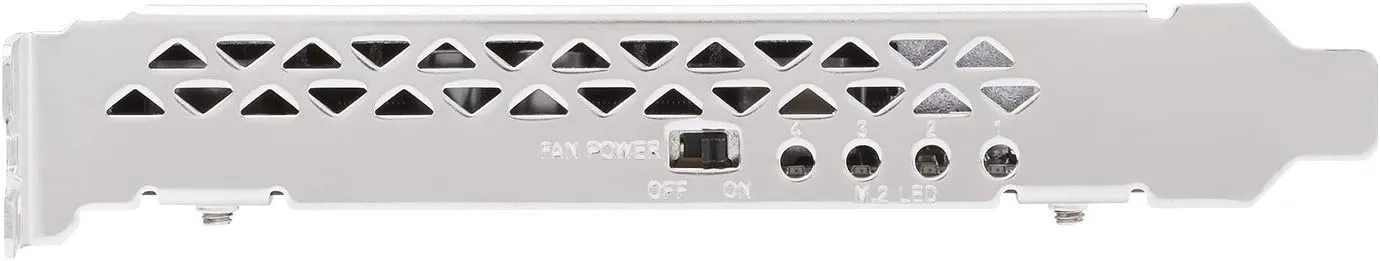 ASUS Hyper M.2 X16 PCIe 3.0 x4 Expansion Card V2 - Supports 4 NVMe M.2
