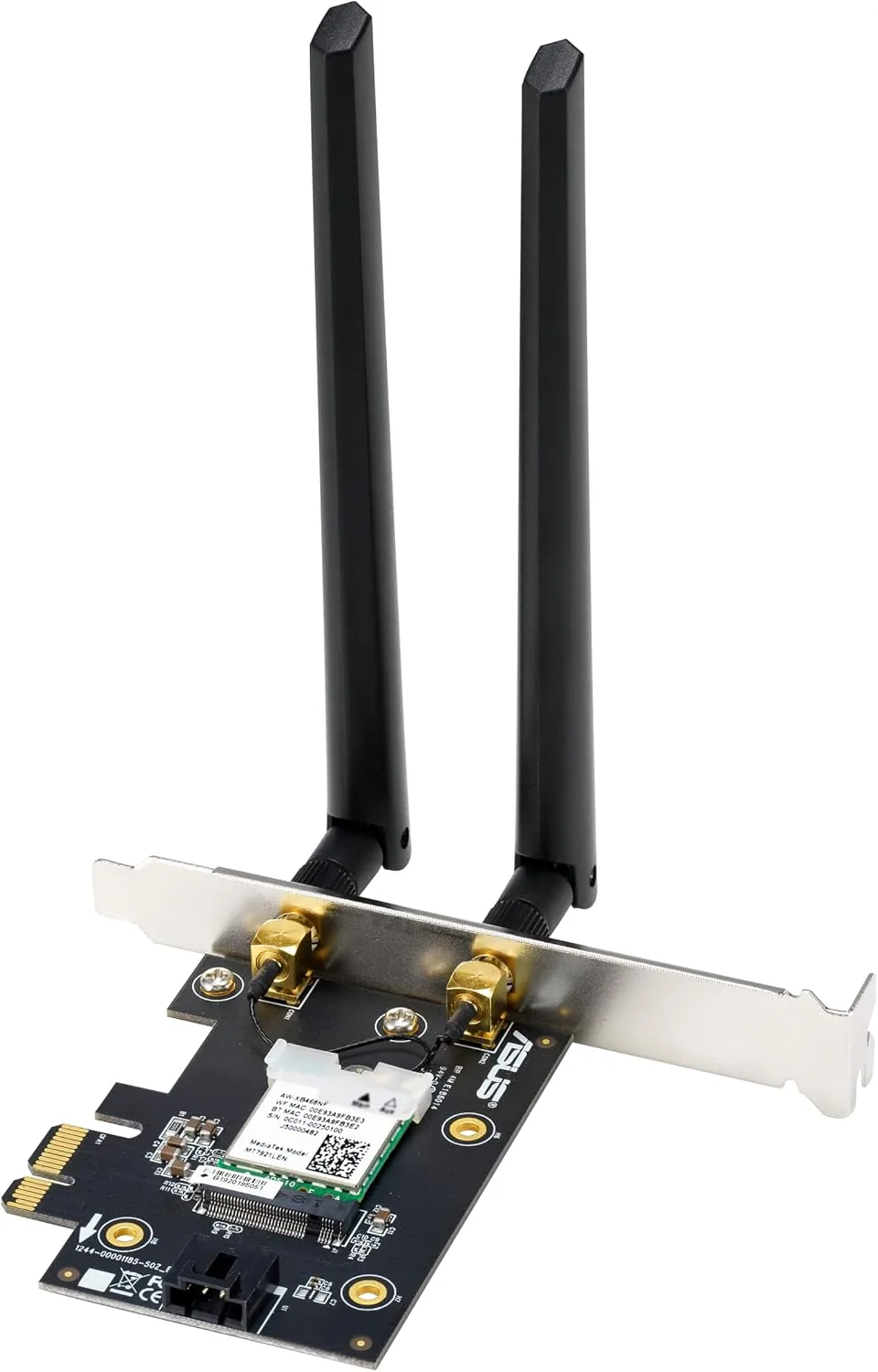 ASUS PCIe WiFi Adapter with Bluetooth for Desktop (WPA3, OFDMA, MU-MIMO)