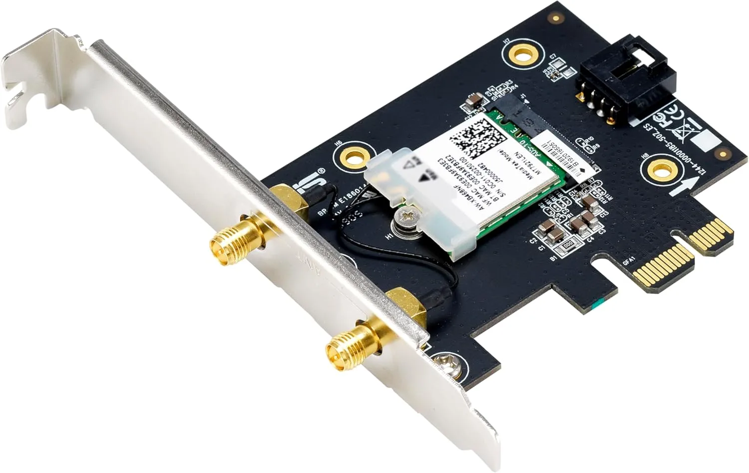 ASUS PCIe WiFi Adapter with Bluetooth for Desktop (WPA3, OFDMA, MU-MIMO)
