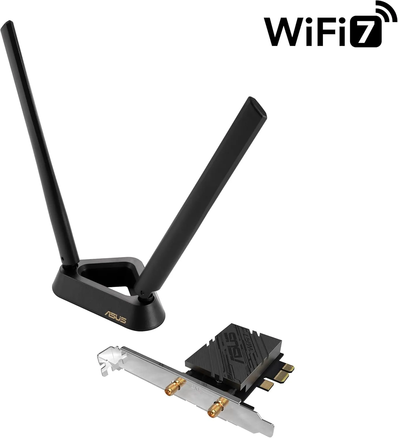ASUS PCIe WiFi Adapter with Bluetooth and External Antenna