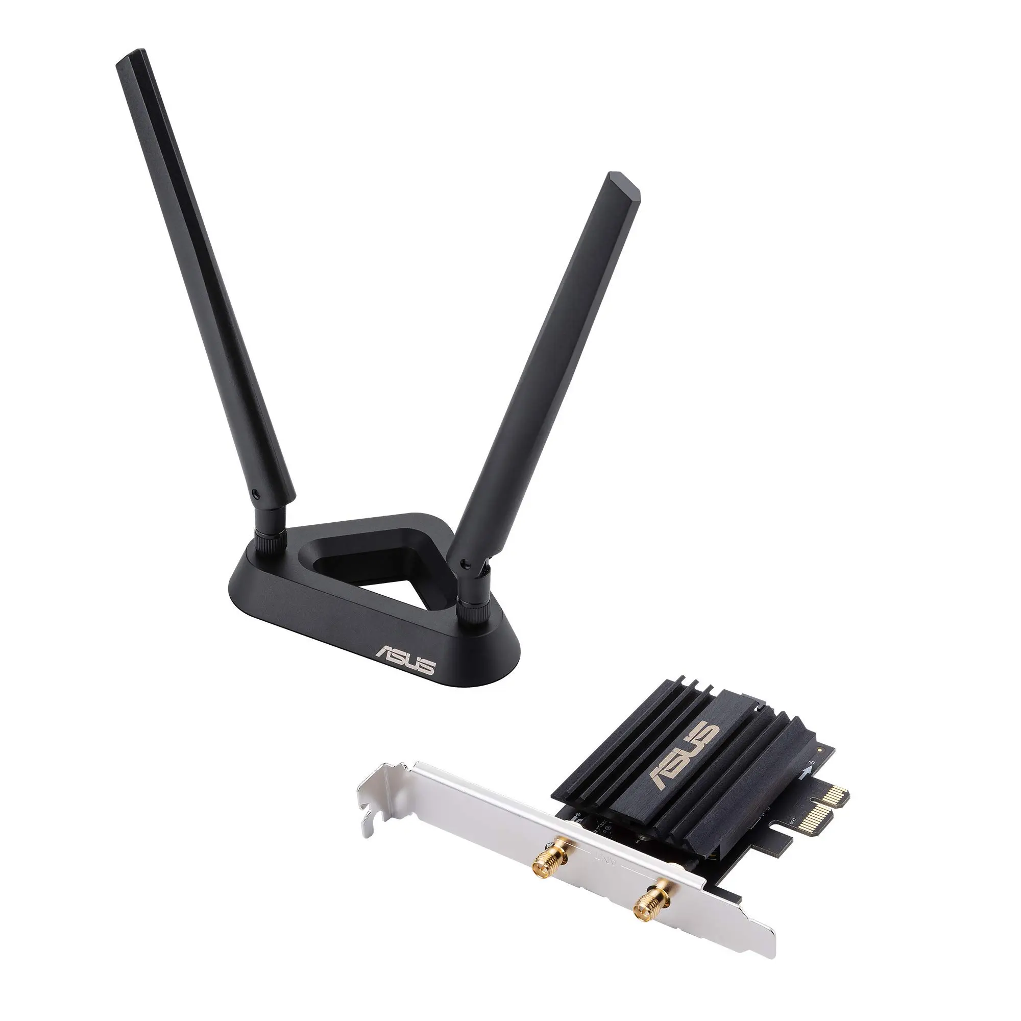 ASUS PCIe WiFi Adapter with Bluetooth and External Antenna