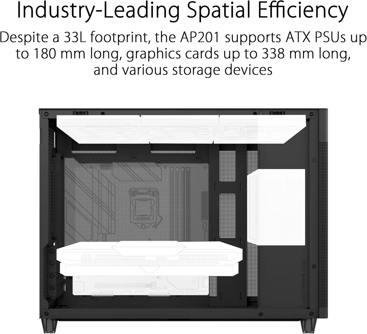 ASUS Prime AP201 Micro-ATX PC Case