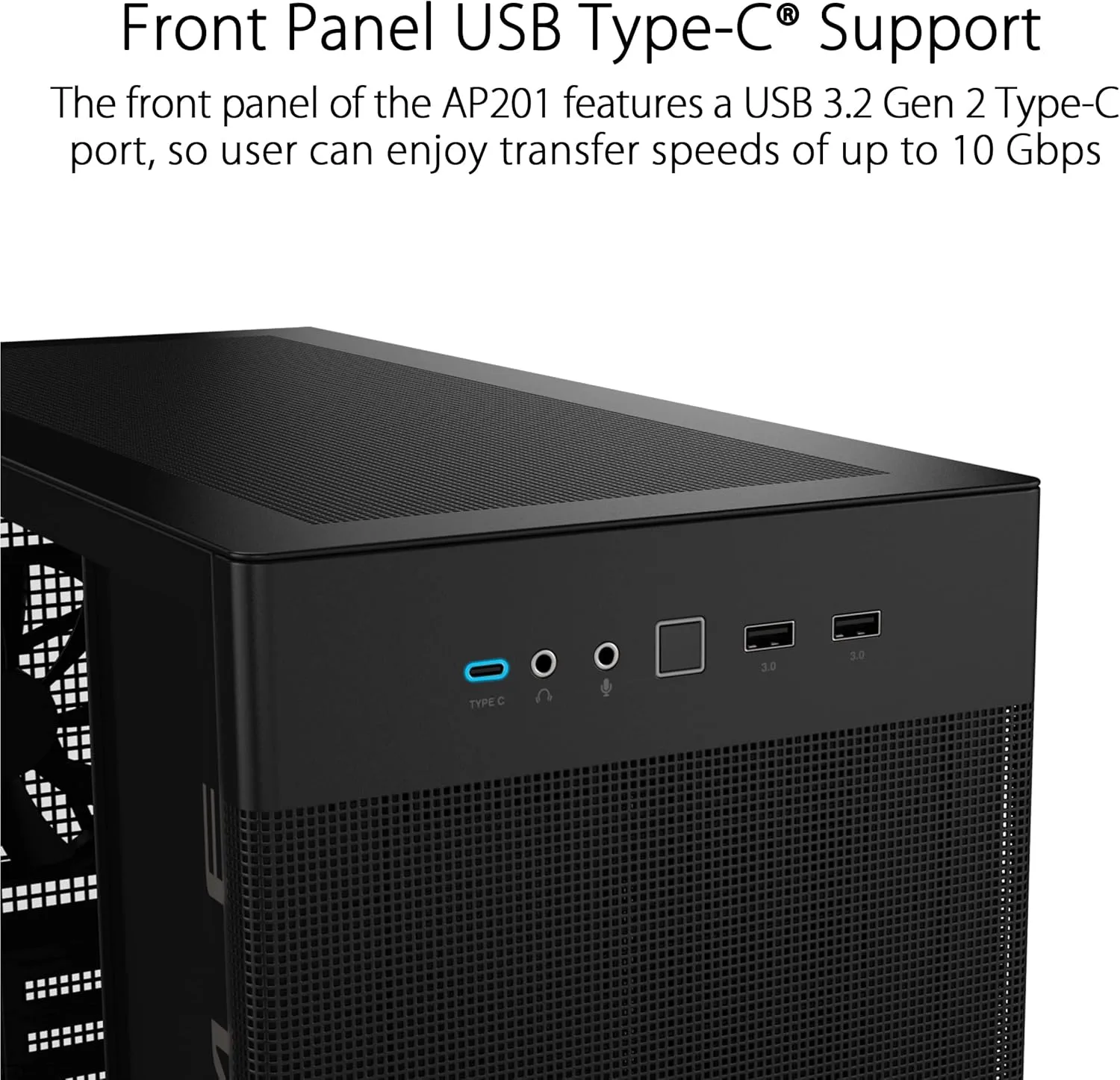 ASUS Prime AP201 Micro-ATX PC Case
