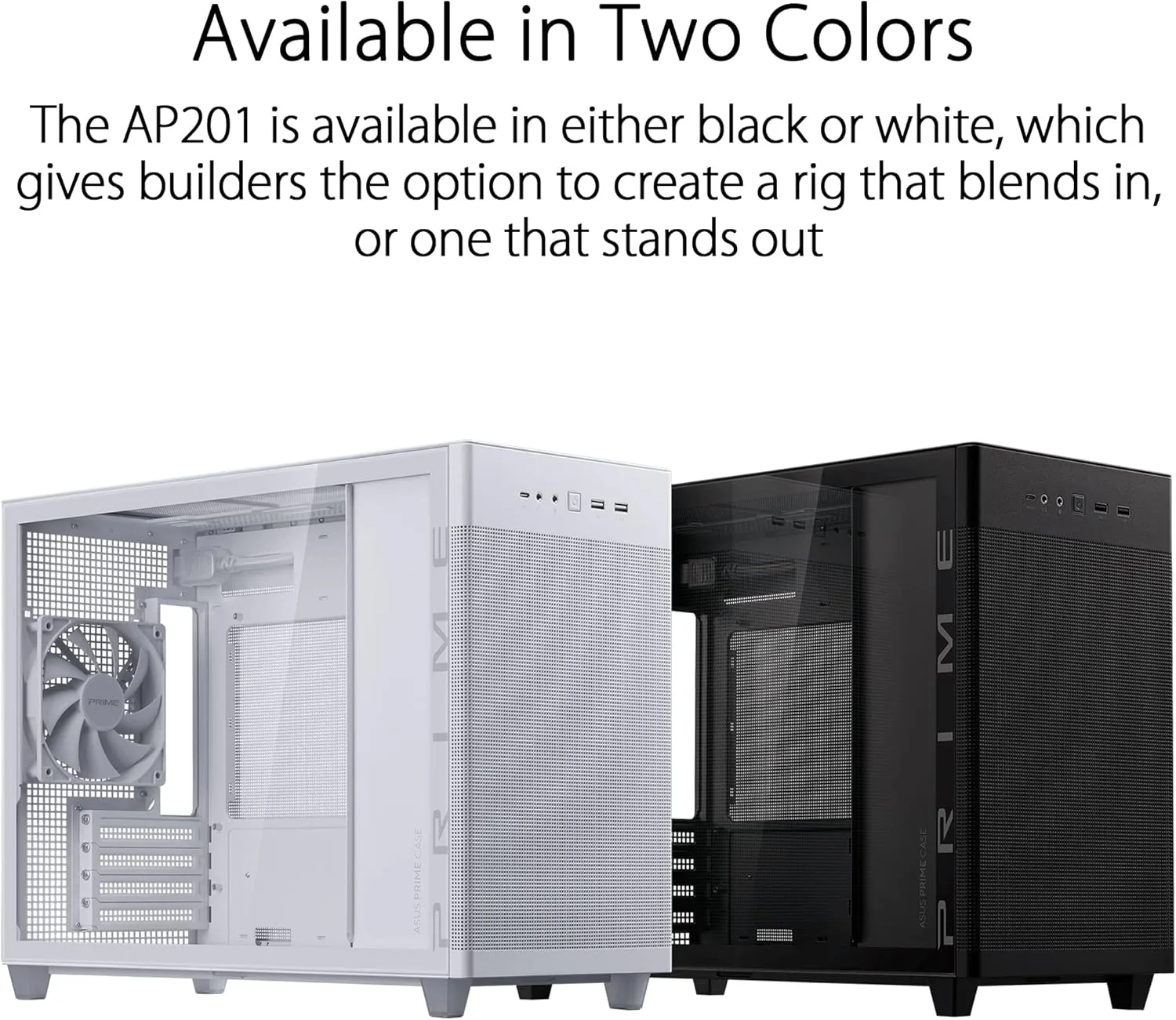 ASUS Prime AP201 Micro-ATX PC Case