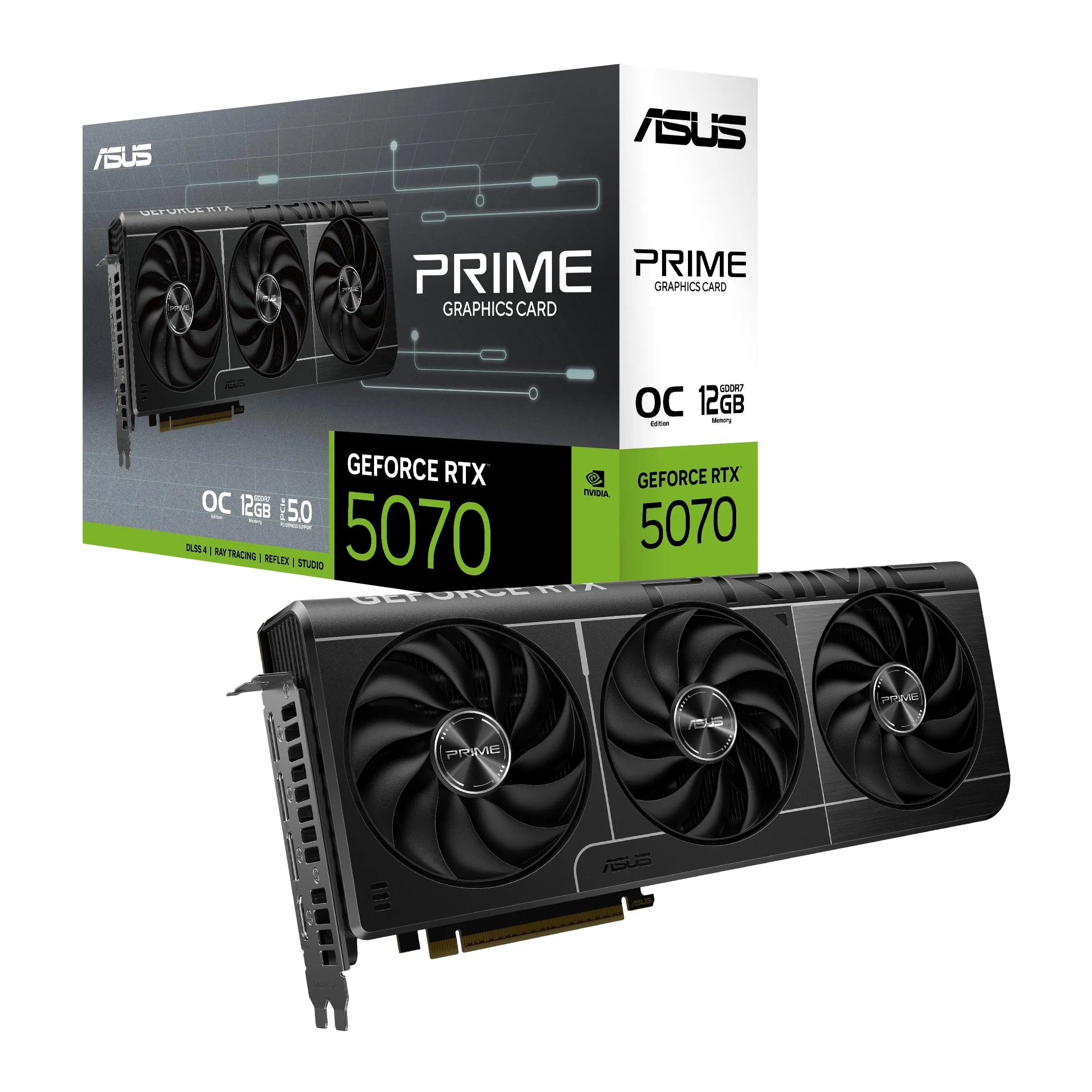ASUS Prime GeForce RTX 5070 12GB GDDR7 Graphics Card