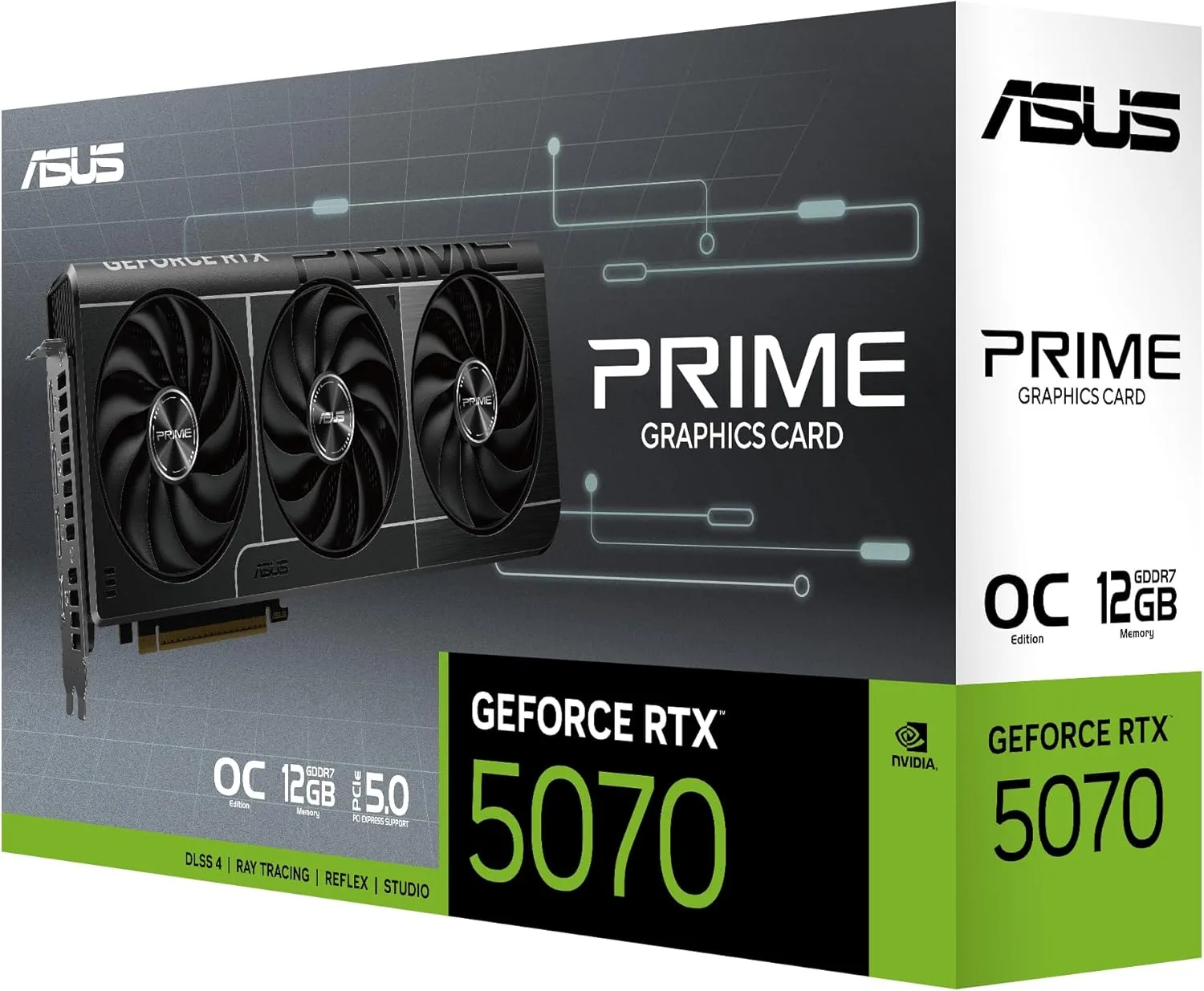 ASUS Prime GeForce RTX 5070 12GB GDDR7 Graphics Card