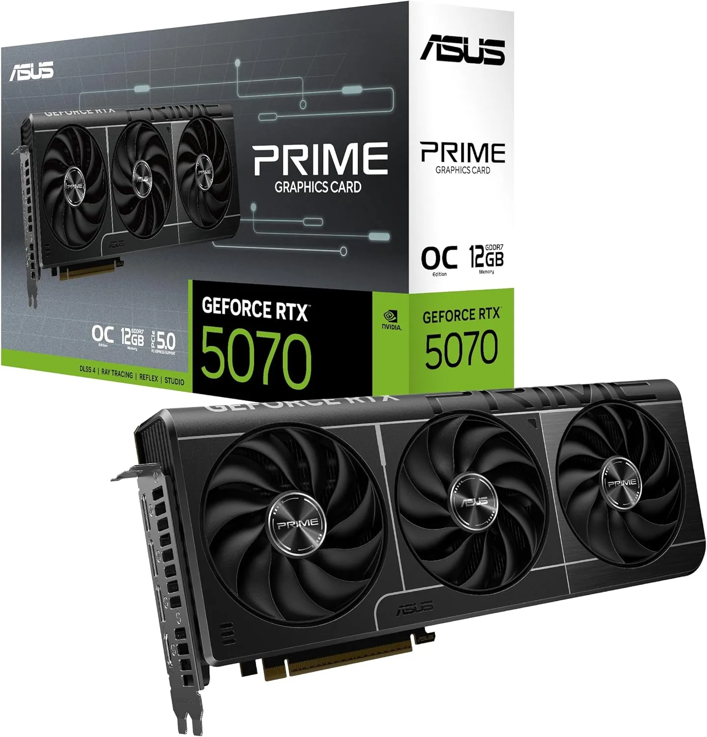 ASUS Prime GeForce RTX 5070 12GB GDDR7 Graphics Card
