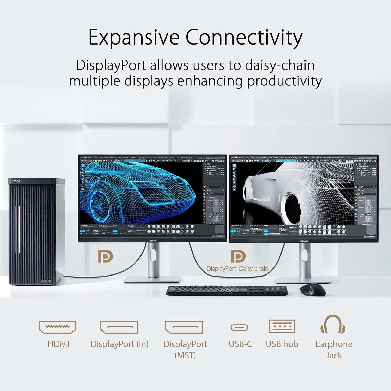 ASUS ProArt Display 27-inch Professional Monitor - IPS, Calman Verified, USB-C PD