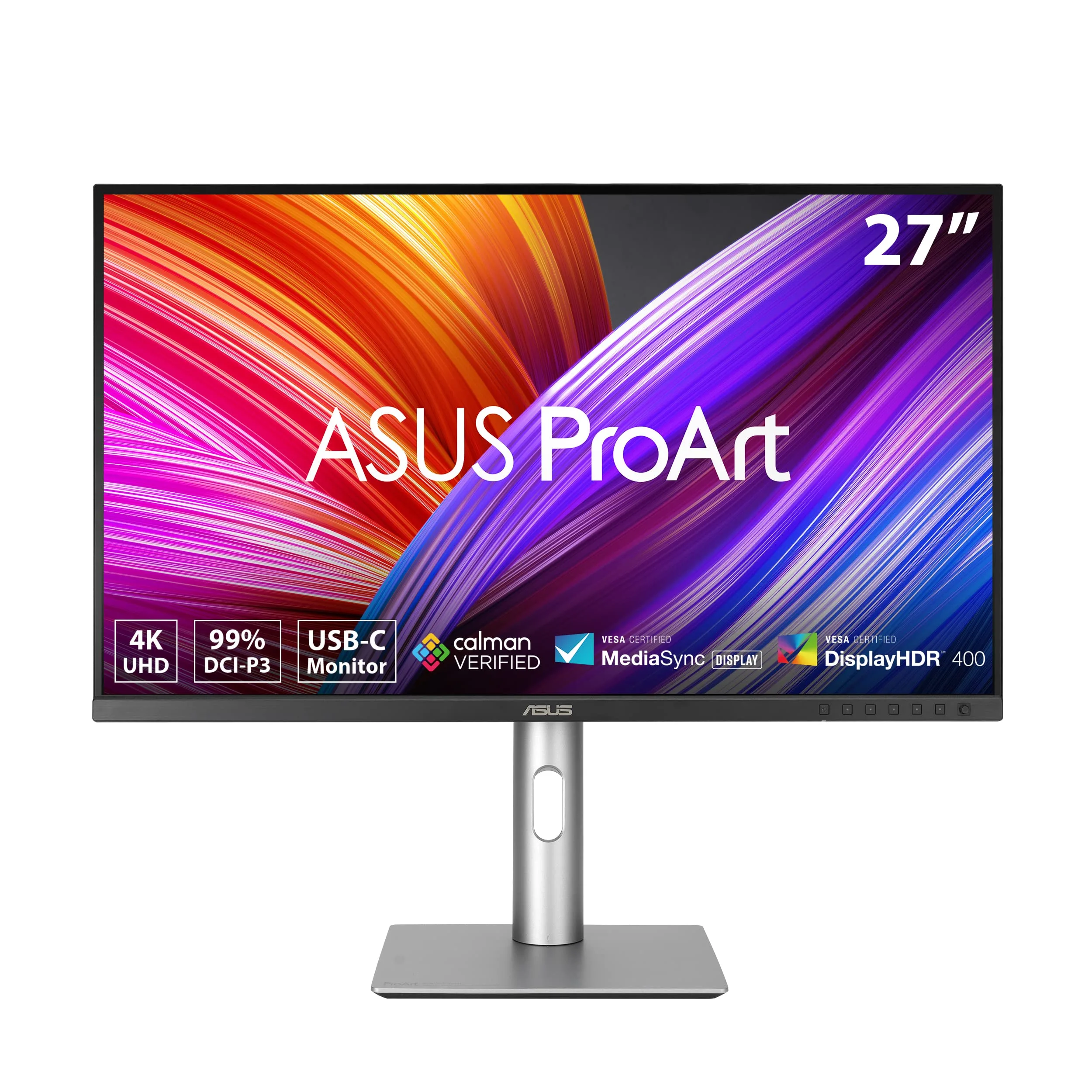 ASUS ProArt Display 27-inch Professional Monitor - IPS, Calman Verified, USB-C PD