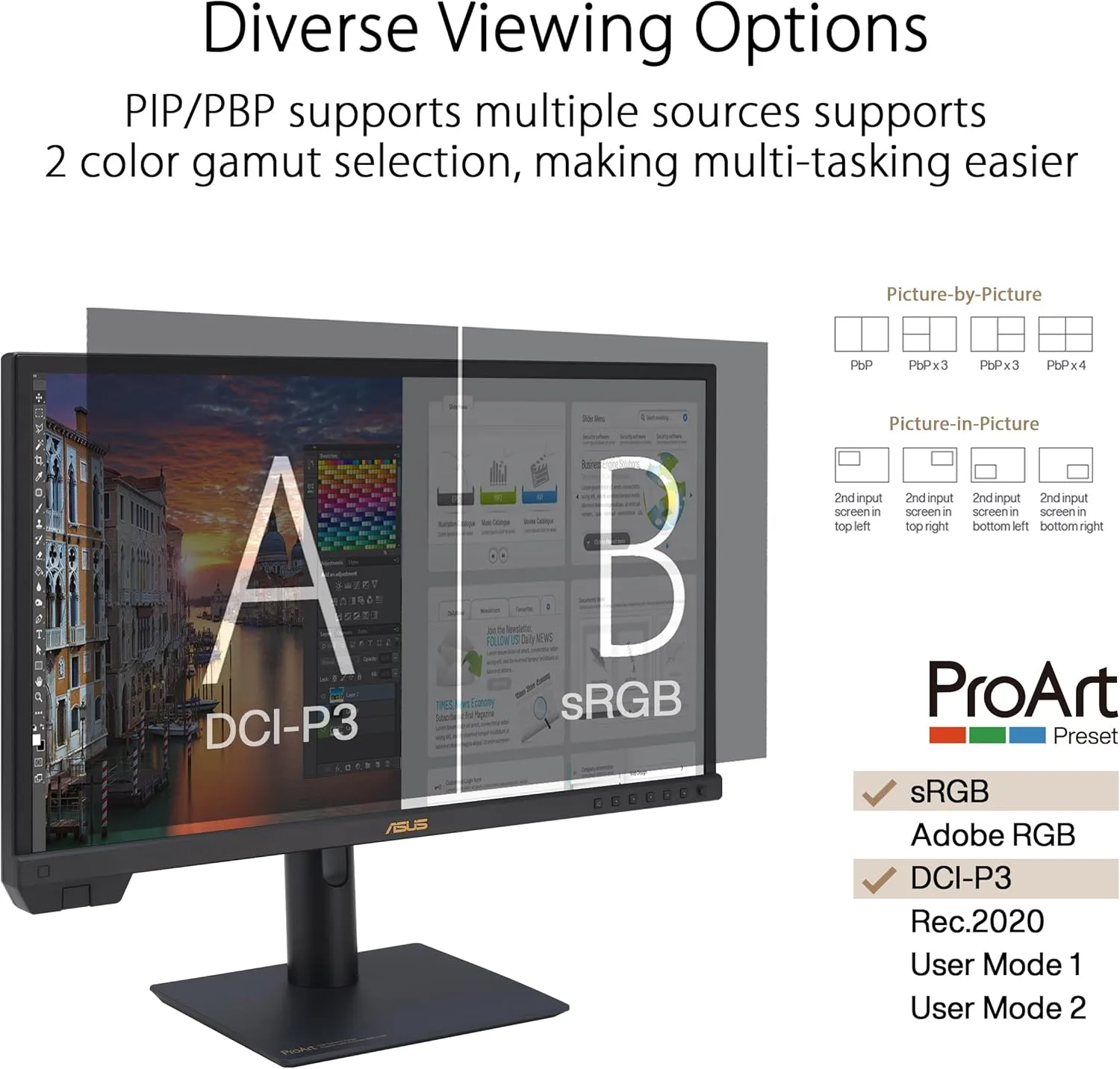 ASUS ProArt Display Monitors for Creators