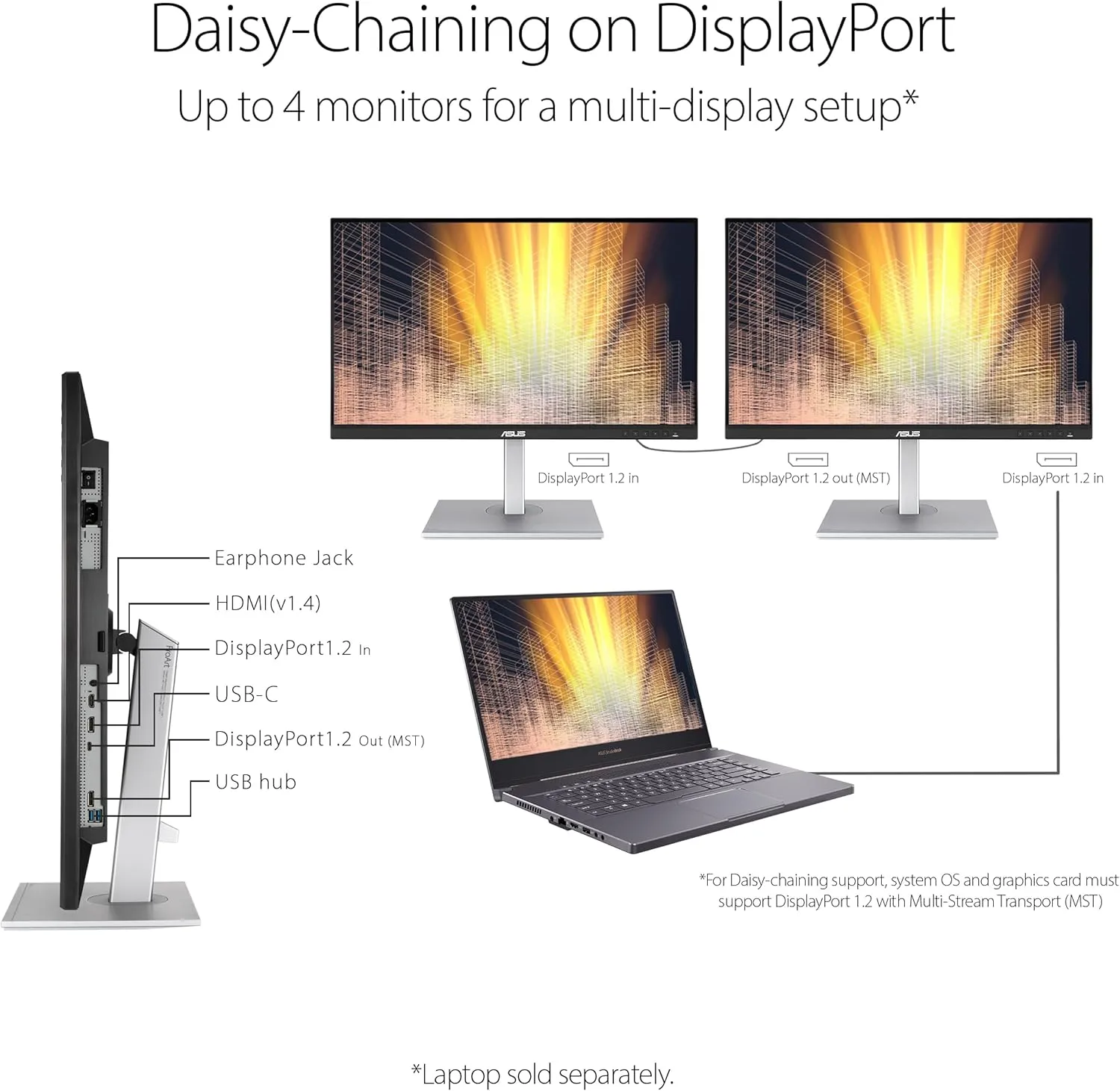 ASUS ProArt Display 27-inch Professional Monitor - IPS, Calman Verified, USB-C PD