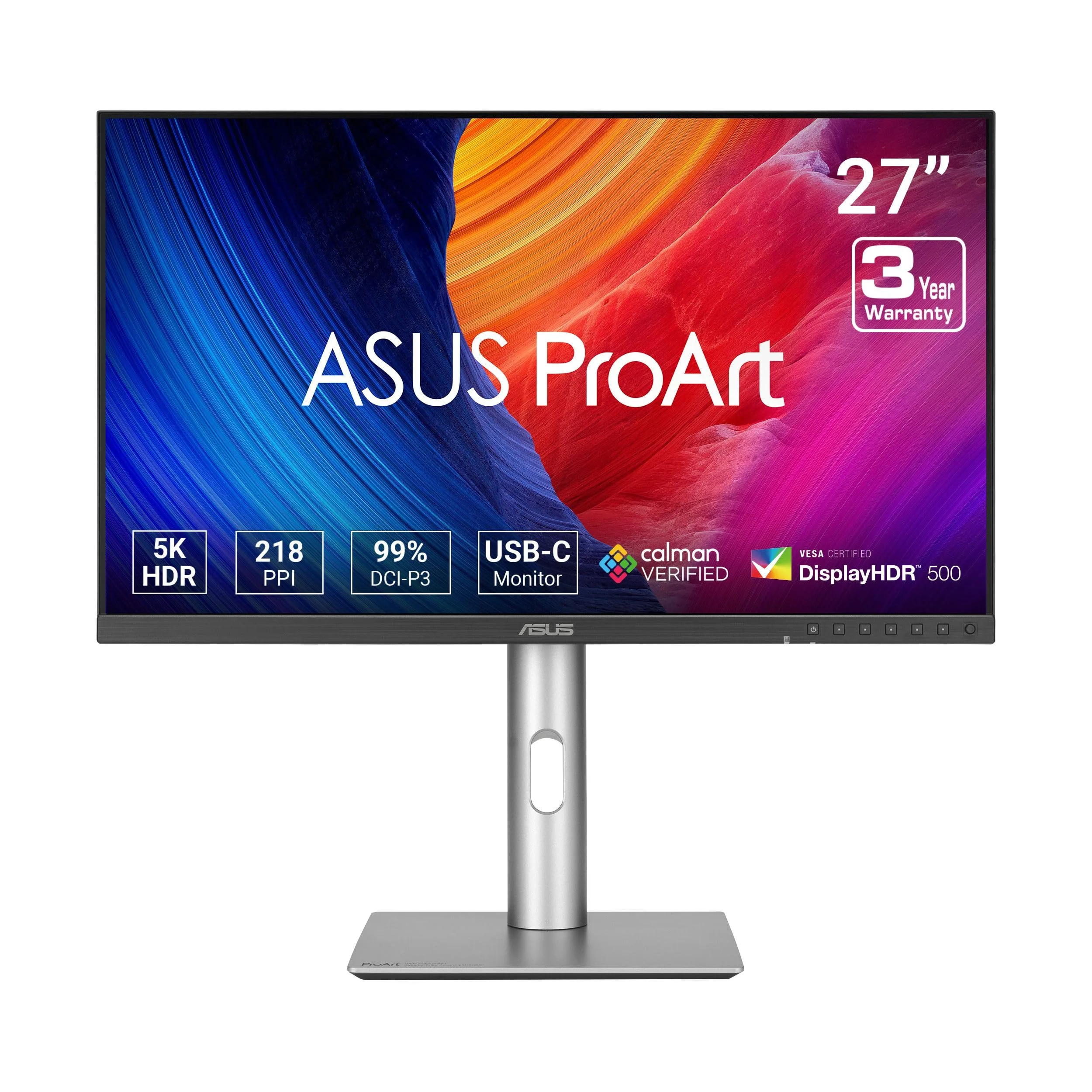ASUS ProArt Display 27” 5K HDR Professional Monitor (PA27JCV)