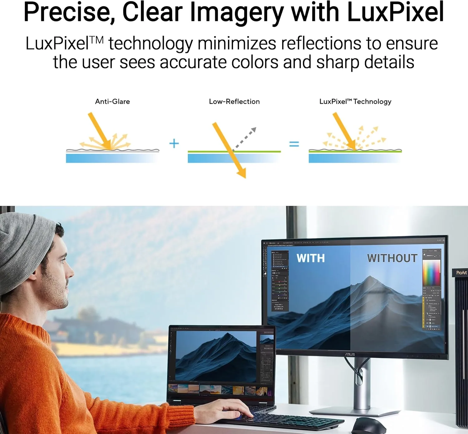 ASUS ProArt Display 27” 5K HDR Professional Monitor (PA27JCV)